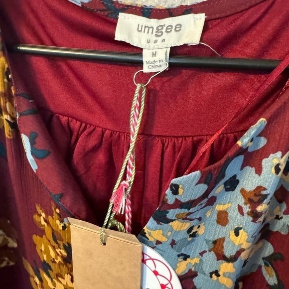 UMGEE Casual Floral A Line Dress Bell Sleeve - Picture 8 of 9